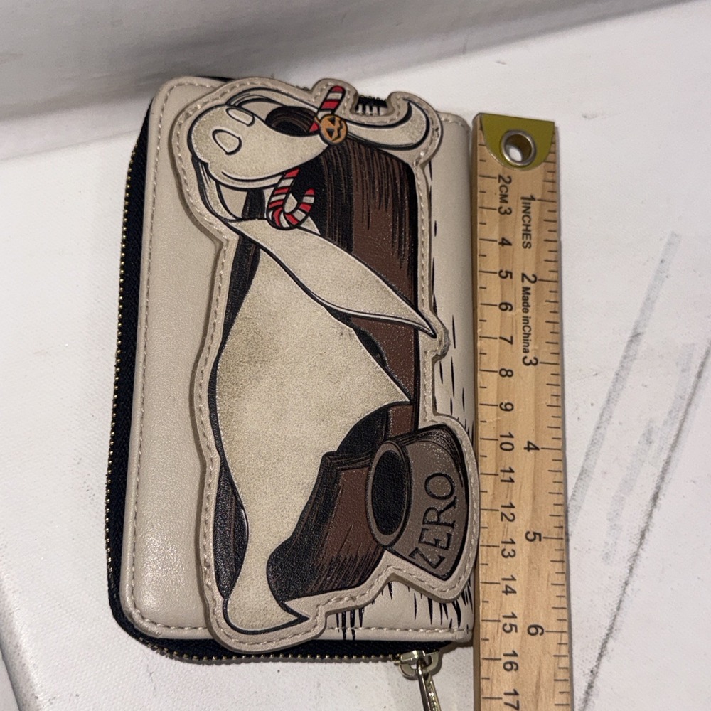 Loungefly Disney The Nightmare Before Christmas Zero Sleeping Zip Wallet - Picture 7 of 16